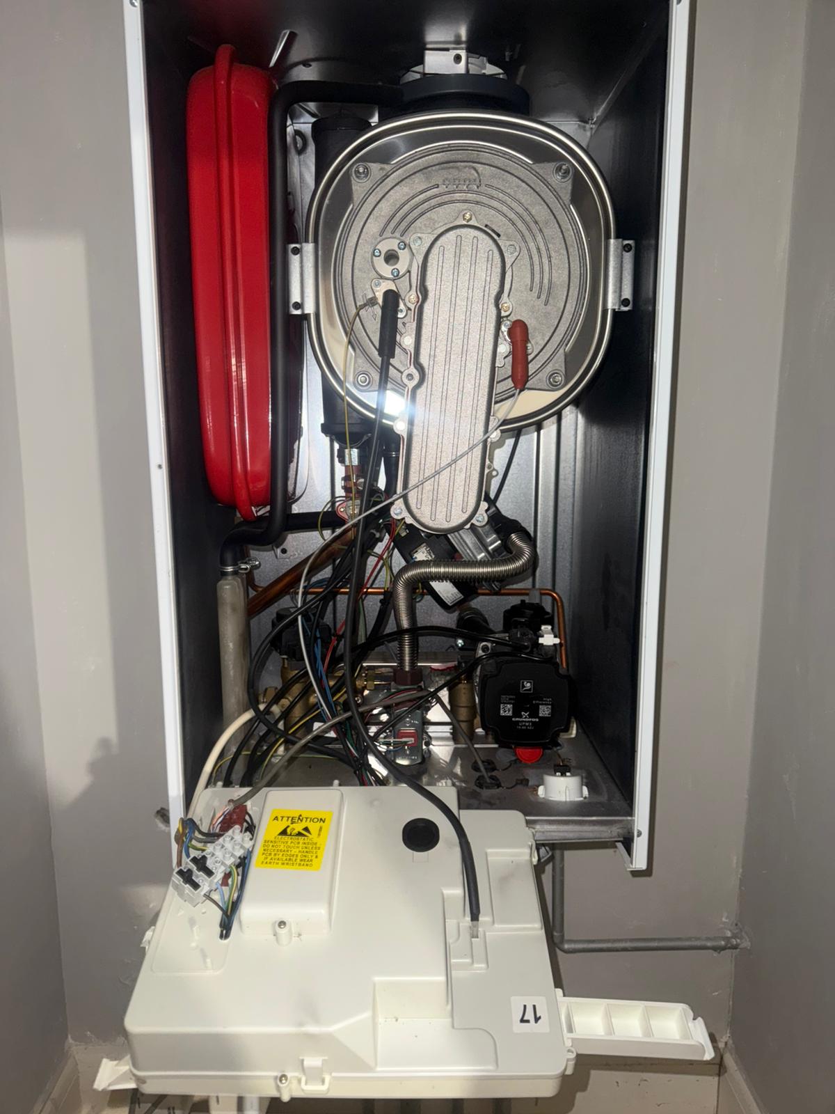 Boiler internal service and inspection