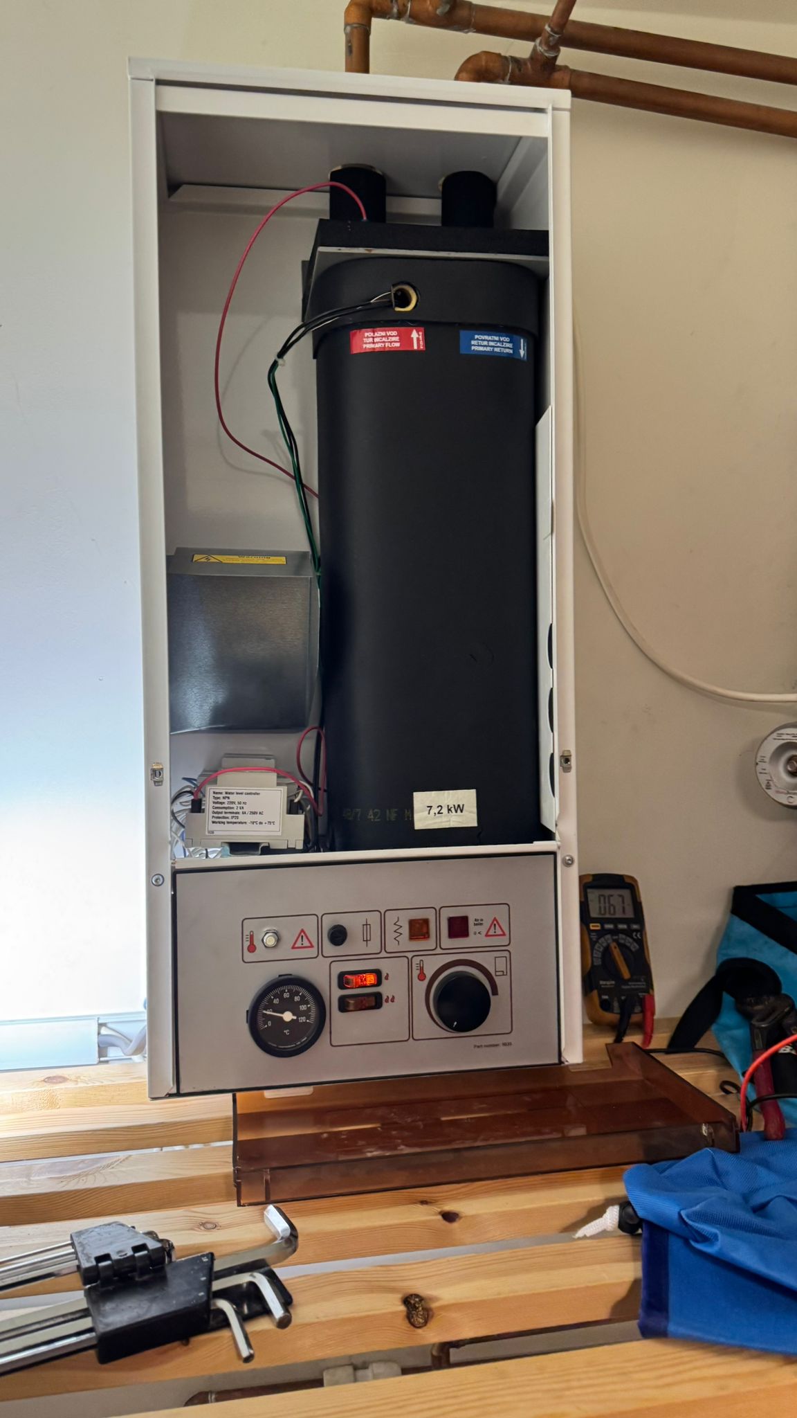 Floor standing boiler installation London